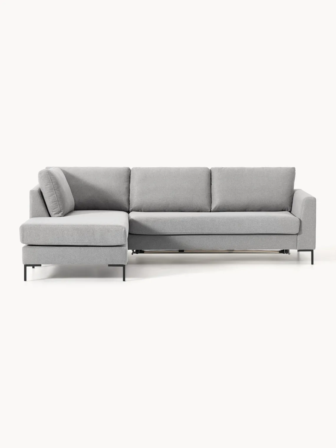 Westwing Collection Sofá cama con colchón Luna (3 plazas)
