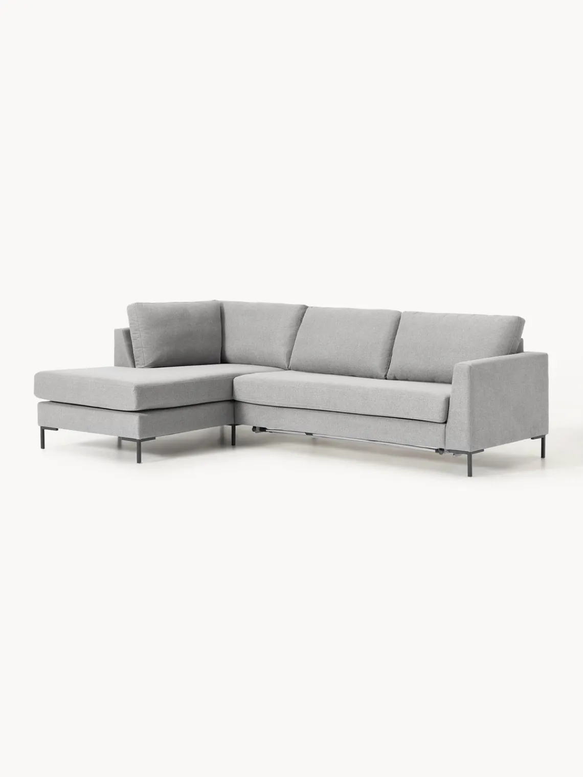 Westwing Collection Sofá cama con colchón Luna (3 plazas)