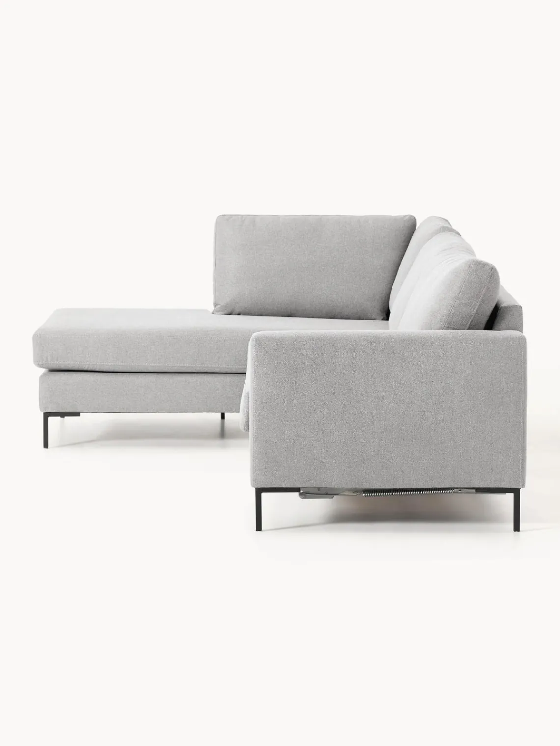 Westwing Collection Sofá cama con colchón Luna (3 plazas)