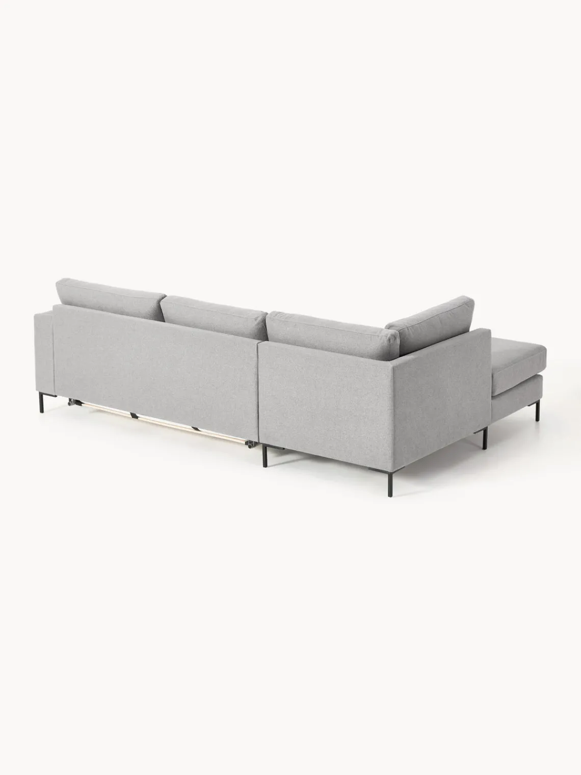 Westwing Collection Sofá cama con colchón Luna (3 plazas)
