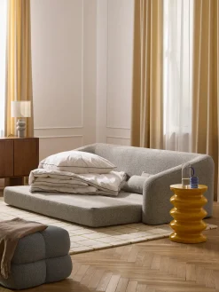 Westwing Collection Sofá cama en tejido bouclé Eliot (3 plazas)