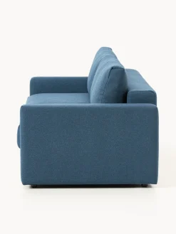 Westwing Collection Sofá cama en tejido bouclé Tasha (3 plazas), con espacio de almacenamiento