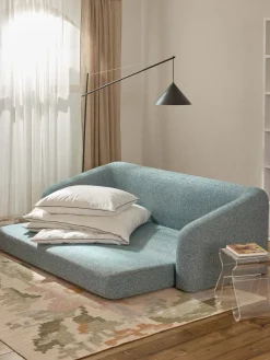 Westwing Collection Sofá cama en tejido bouclé Eliot (3 plazas)^ Sofás Cama|Sofás