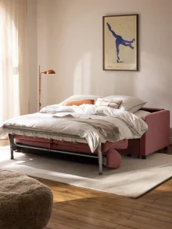 Westwing Collection Sofá cama Morgan, con colchón (2 plazas)