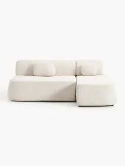 Westwing Collection Sofá cama rinconera de borreguillo con espacio de almacenamiento Pao^ Sofás Cama|Sofás