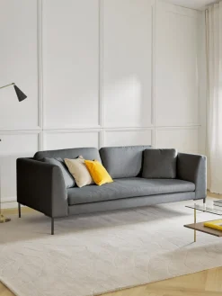 Westwing Collection Sofá con patas de metal Emma (2 plazas)