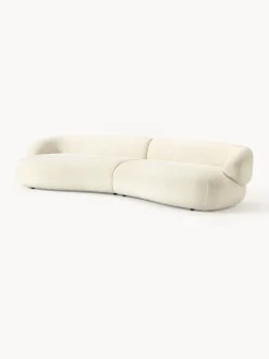 Westwing Collection Sofá de borreguillo Alba (4 plazas)