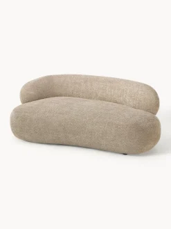 Westwing Collection Sofá de borreguillo bouclé Alba (2 plazas)