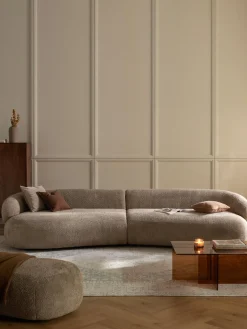 Westwing Collection Sofá de borreguillo bouclé Alba (4 plazas)^ Sofás 3 Plazas|Sofás