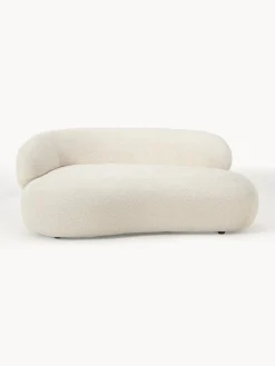 Westwing Collection Sofá de borreguillo bouclé Alba (2 plazas)