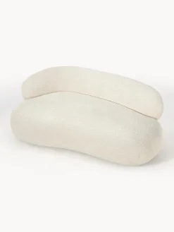 Westwing Collection Sofá de borreguillo bouclé Alba (2 plazas)