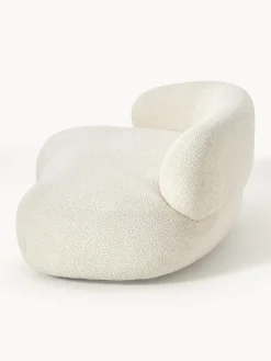 Westwing Collection Sofá de borreguillo bouclé Alba (2 plazas)