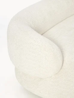 Westwing Collection Sofá de borreguillo bouclé Alba (2 plazas)