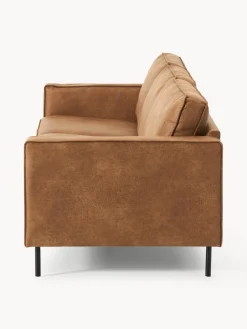 Westwing Collection Sofá de cuero reciclado Hunter (3 plazas)