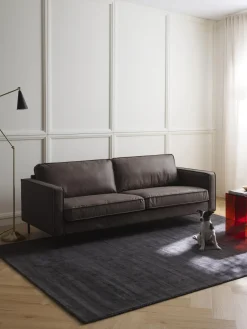 Westwing Collection Sofá de cuero reciclado Hunter (3 plazas)^ Sofás 3 Plazas|Sofás