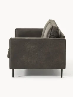 Westwing Collection Sofá de cuero reciclado Hunter (3 plazas)^ Sofás 3 Plazas|Sofás