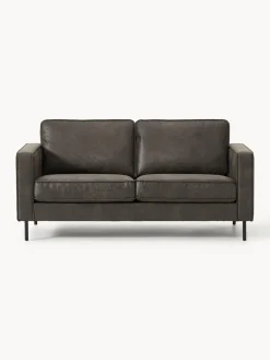 Westwing Collection Sofá de cuero reciclado Hunter (2 plazas)^ Sofás 2 Plazas|Sofás