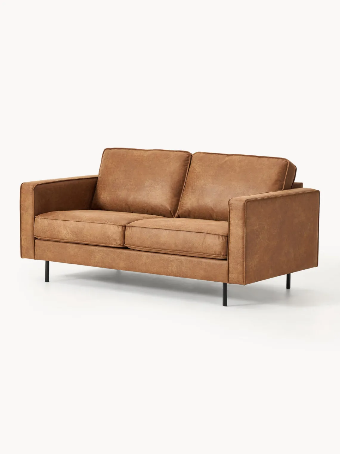 Westwing Collection Sofá de cuero reciclado Hunter (2 plazas)^ Sofás 2 Plazas|Sofás