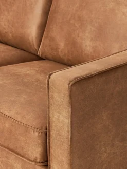 Westwing Collection Sofá de cuero reciclado Hunter (2 plazas)^ Sofás 2 Plazas|Sofás