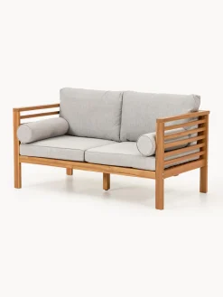Westwing Collection Sofá de jardín de madera de acacia Bo (2 plazas)