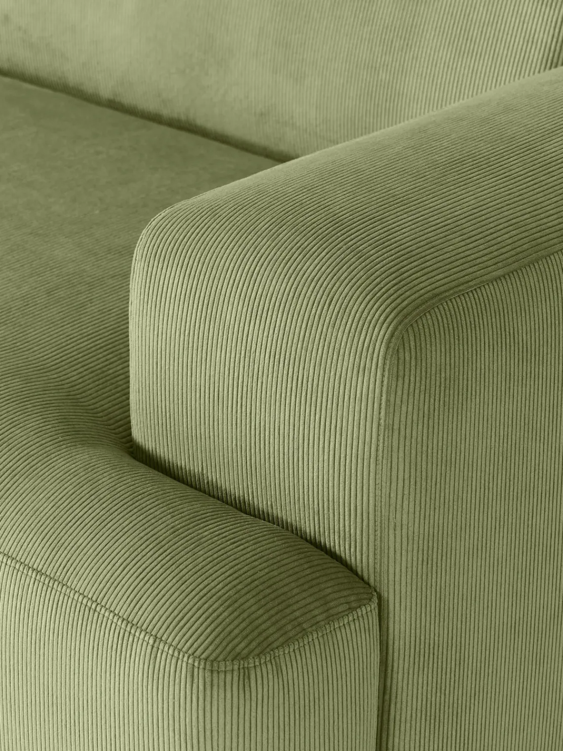 Westwing Collection Sofá de pana Melva (4 plazas)