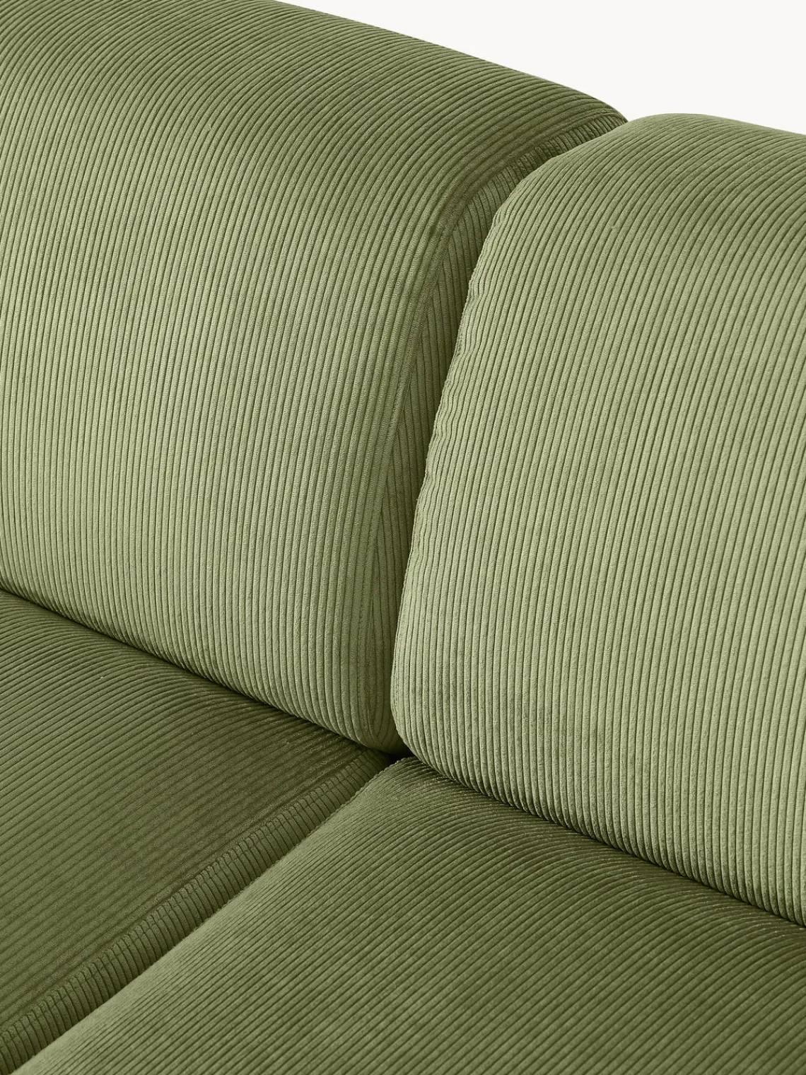 Westwing Collection Sofá de pana Melva (4 plazas)