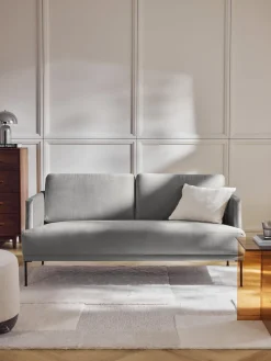 Westwing Collection Sofá de terciopelo Fluente (2 plazas)^ Sofás 2 Plazas|Sofás