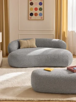 Westwing Collection Sofá en tejido bouclé Alba (2 plazas)