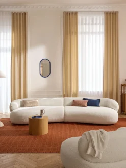 Westwing Collection Sofá en tejido bouclé Alba (4 plazas)