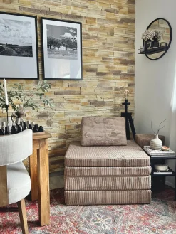 Funzy Sofá infantil modular artesanal de pana Mila^Niños Decoración Infantil|Puf Infantiles