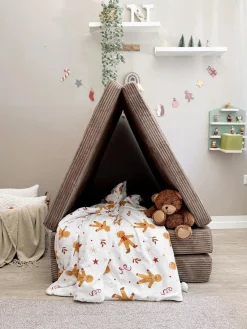 Funzy Sofá infantil modular artesanal de pana Mila^Niños Decoración Infantil|Puf Infantiles
