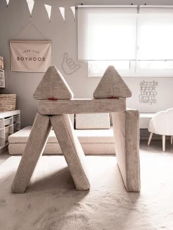 Niños Funzy Sofá infantil modular artesanal de pana Mila