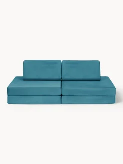 Niños Funzy Sofá infantil modular artesanal de terciopelo Mila