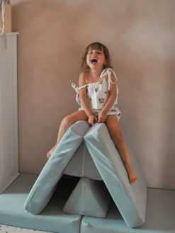 Niños Funzy Sofá infantil modular artesanal de terciopelo Mila