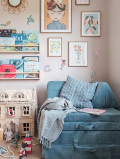 Niños Funzy Sofá infantil modular artesanal de pana Mila