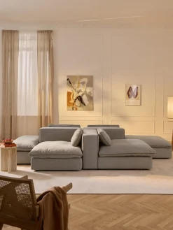 Westwing Collection Sofá lounge grande modular Felix