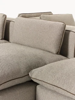 Westwing Collection Sofá lounge modular con reposapiés Felix