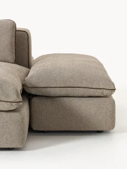 Westwing Collection Sofá lounge modular con reposapiés Felix