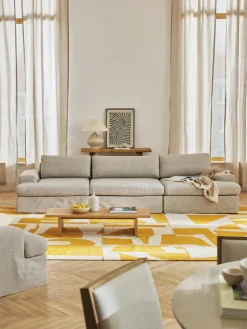 Westwing Collection Sofá modular con tapizado desenfundable Russell (4 plazas)^ Sofás 4 Plazas