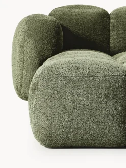 Westwing Collection Sofá modular de borreguillo bouclé con reposapiés Tayla (4 plazas)^ Sofás Rinconeras|Sofás