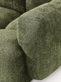 Westwing Collection Sofá modular de borreguillo bouclé con reposapiés Tayla (4 plazas)^ Sofás Rinconeras|Sofás