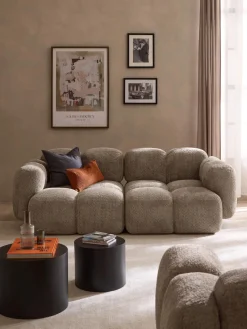 Westwing Collection Sofá modular de borreguillo bouclé Tayla (3 plazas)^ Sofás 3 Plazas|Sofás