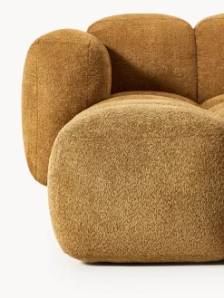 Westwing Collection Sofá modular de borreguillo bouclé con reposapiés izquierdo/derecho Tayla (3 plazas)^ Sofás Rinconeras|Sofás