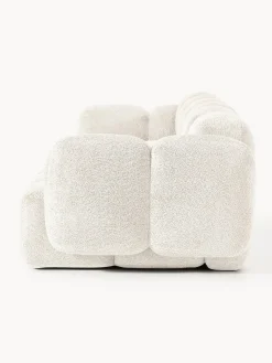 Westwing Collection Sofá modular de borreguillo bouclé Tayla (4 plazas)