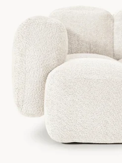 Westwing Collection Sofá modular de borreguillo bouclé Tayla (4 plazas)