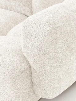 Westwing Collection Sofá modular de borreguillo bouclé Tayla (4 plazas)