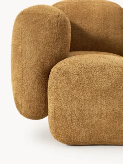 Westwing Collection Sofá modular de borreguillo bouclé Tayla (3 plazas)