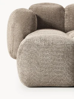 Westwing Collection Sofá modular de borreguillo bouclé con reposapiés Tayla (3 plazas)^ Sofás Rinconeras|Sofás