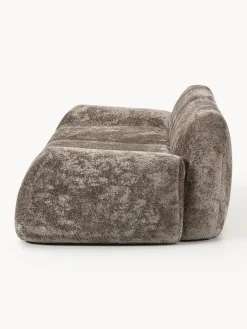 Westwing Collection Sofá modular de borreguillo bouclé Wolke (3 plazas)