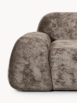 Westwing Collection Sofá modular de borreguillo bouclé Wolke (3 plazas)